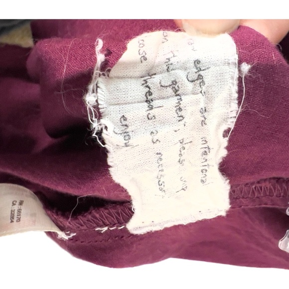 Free People Wine Angel Crochet Lace Mini Boho Cocktail Dress OB479564 M - Picture 13 of 16